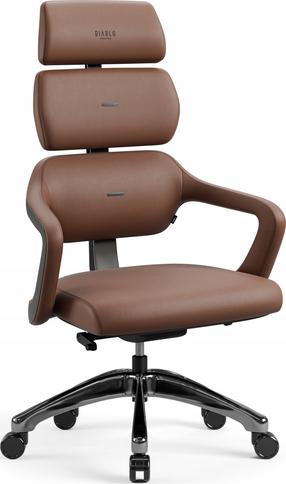 Darbo kėdė Diablo V-Modular, 46 x 69 x 121.5 - 131 cm, ruda sp.