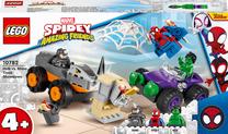 Konstruktors LEGO® Marvel Spidey And His Amazing Friends Halks pret Degunradzi: kravas auto cīņa 10782