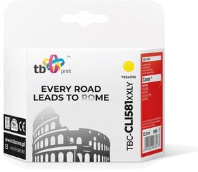 Кассета для принтера TB Print TBC-CLI581XXLY, желтый цв., 12.5 мл