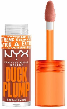 Lūpų blizgis NYX Professional Makeup Duck Plump, 7 ml, brown of applause