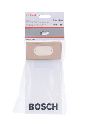 Komplekts, putekļu maisiņi, gala slīpmašīnām Bosch 2605411067, 3 gab.