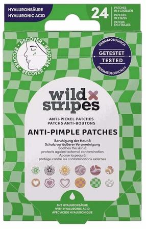 Sejas kopšanas līdzeklis Wild Stripes Anti-Pimple Patches Groovy Recover, 24 gab.