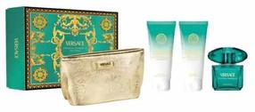 Dovanų komplektas moterims Versace Crystal Emerald + Bag, 4 vnt.
