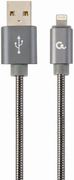 Vads Gembird USB To Lightning Premium USB 2.0, Apple Lightning, 2 m