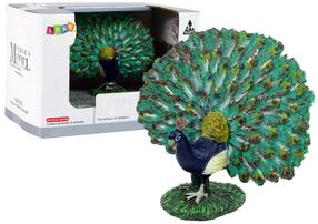 Mängukujuke Lean Toys Animal Series Royal Peacock 12349, 10 cm, mitmevärviline