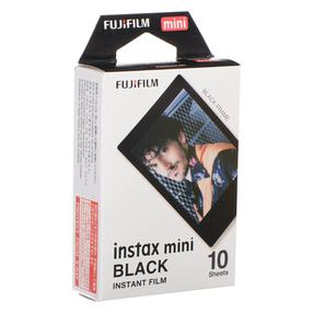 Momentfoto filmiņas Fujifilm Instax Mini Black Frame, kadru sk. 10, melna krās.