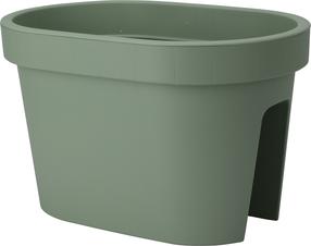 Puķu pods Y54200120, polipropilēns (pp), zaļa krās.