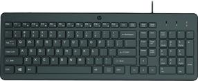 Vadu datora tastatūra HP 150 664R5AA, EN, melna krās.