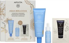 Veido priežiūros priemonių rinkinys Apivita Aqua Beelicious Hydration And Freshness, 55 ml, SPF 30, 3 vnt.