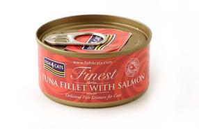 Kārumi kaķiem Fish4Cats Finest, lasis/tunzivis, 0.07 kg