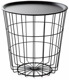Kavos staliukas Homla Scandi, juoda sp., 41 cm x 41 cm x 41 cm