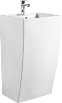 Vonios praustuvas Mexen Oda, keramika, 42.5 cm x 42 cm x 84 cm, balta sp.
