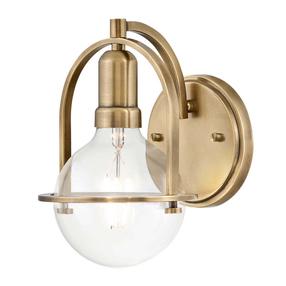 Šviestuvas sieninis Elstead Lighting Somerset, E27, 1 x 60 W, skaidri sp. / bronzos sp.