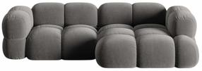 Kampinė sofa Cosmopolitan Design Loretto Vogue 15, pilka sp., dešininė, 147 x 250 cm x 68 cm