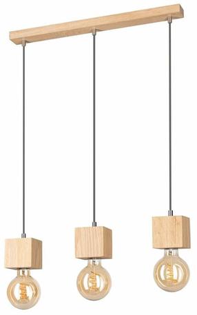 Lampa karināms Spot-Light Trongo, E27, 3 x 60 W, brūna krās. / brūna krās., 8 x 8 cm