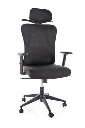 Darbo kėdė Q-080M, 50 x 67 x 115 - 125 cm, juoda