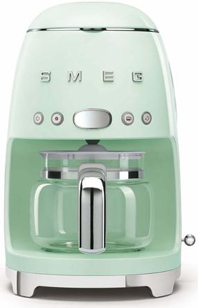 Filtra kafijas automāts Smeg 50's Style DCF02PGEU, zaļa krās.