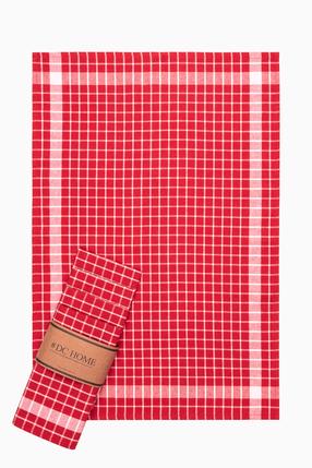 Köögirätikute komplekt Foutastic Kareli 192DCH1662, punane v., 65 cm x 45 cm, 5 tk