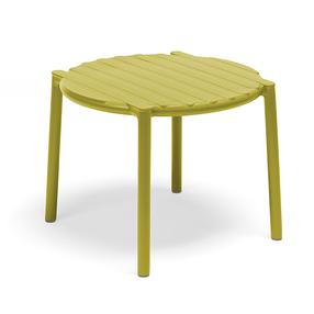 Lauko stalas Nardi Doga, geltona sp., 50 cm x 50 cm x 40 cm