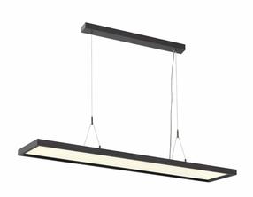 Šviestuvas kabinamas SLV Worklight Dali 1005395, LED, 4000 °K, 2 x 57 W, balta sp./juoda sp. / juoda sp.