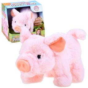 Pliušinis žaislas kiaulė Piggy Toby, rožinė sp.