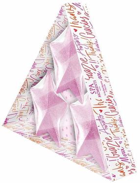 Vannipomm, komplekt Chlapu Chlap Spa Moments Sparkling Stars Raspberry with Vanilla, 150 g, 3 tk