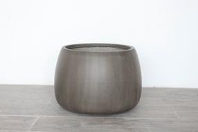 Gėlių vazonas Domoletti LT14305-2S, keramika/molis, Ø 42 cm, pilka sp.