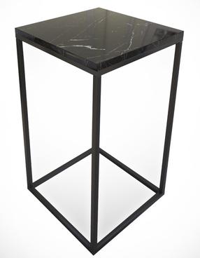 Kavos staliukas Kalune Design Pure, juoda sp., 35 cm x 35 cm x 62 cm