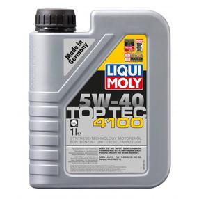 Motoreļļa Liqui Moly 4100 TOP-TEC 5W - 40, sintētiskais, 1 l
