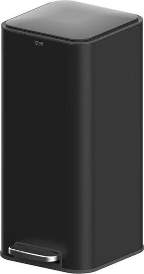 Šiukšliadėžė 5five Simply Smart Delta, juoda sp., 30 l, 63 cm x 29 cm