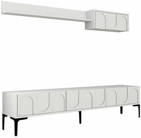 Elutoa mööblikomplekt Kalune Design Lyon 2, sise, valge v./must v.