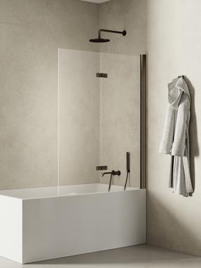 Vannisein Magnifity Fonta Plus, 120 cm x 140 cm, läbipaistev v./metallik must v./läbipaistev