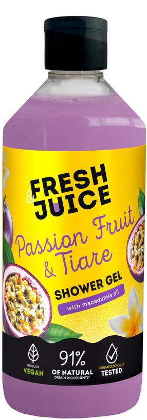 Ķermeņa mazgāšanās želeja Fresh Juice Passion fruit & Tiare, 473 ml