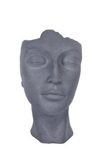 Sodo dekoracija "Veidas" Garden Center LT34760-B, 38.5 cm x 36 cm x 69.5 cm, pilka sp.