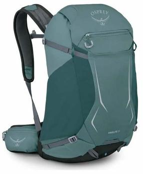 Tūristu mugursoma Osprey Hikelite 32 O/S, zila krās./zaļa krās., 32 l
