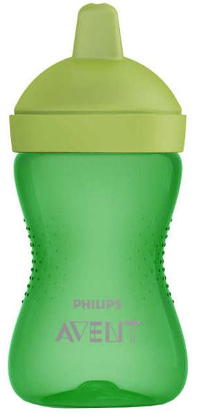 Bērnu pudelīte Philips Avent My Grippy, 300 ml, 18 mēn., zaļa krās.