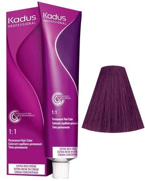 Kраска для волос Kadus Professional Permanent Color, intense violet mix цв., 0/66, 60 мл