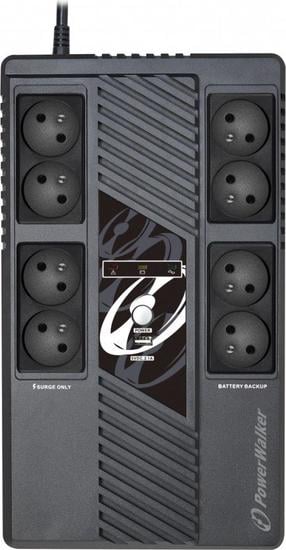Стабилизатор напряжения UPS PowerWalker VI 800 MS FR, 480 Вт