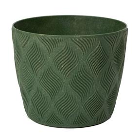 Puķu pods Form Plastic Flow Petit Eco, plastmasa, Ø 19 cm, zaļa krās.