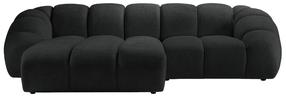 Kampinė sofa Micadoni Home Diana Bub17, grafito sp., kairinė, 294 x 182 cm x 72 cm