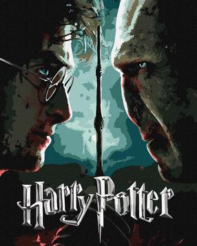 Tapymas pagal skaičius Ideyka Harry Potter Harry And Voldemort, ruda sp./žalia sp.