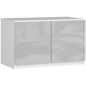 Spintelė Akord S90, balta sp./sidabro sp., 51 cm x 90 cm x 55 cm