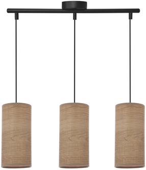 Šviestuvas kabinamas Candellux Lighting Ballo 33-19745, E27, 3 x 60 W, medienos sp. / juoda sp., 12 x 25 cm