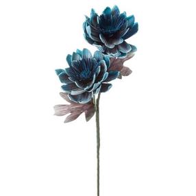 Dirbtinė gėlė, jurginai Flore 734, mėlyna sp., 84 cm