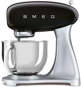 Plakiklis su dubeniu Smeg 50's Style SMF04BLEU, sidabro sp./juoda sp.