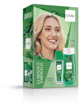 Kūno priežiūros rinkinys Sarantis C-Thru Luminous Emerald, 2 vnt.