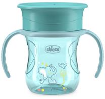 Vaikiškas puodelis Chicco Mix & Match Perferct, 200 ml, 1 m., plastikas, mėlyna sp.