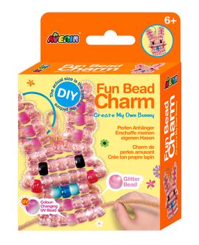 Karoliukų rinkinys papuošalų gamybai, triušis Avenir Fun Bead Charm My Own Bunny, įvairių spalvų
