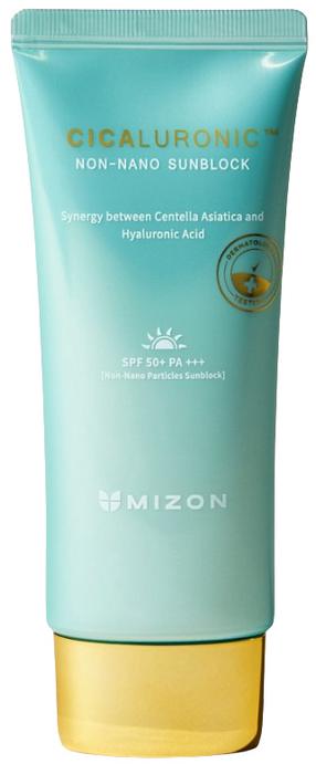 Päevituse hoolduskreem tooted näole Mizon Cicaluronic Non-Nano Sunblock SPF50+, 50 ml