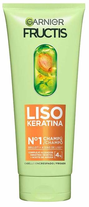 Šampūns Garnier Fructis Liso Keratin Nº1, 200 ml